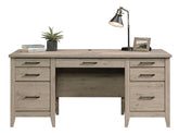 Sauder® Summit Station 66"W Executive Computer Desk "Laurel Oak"